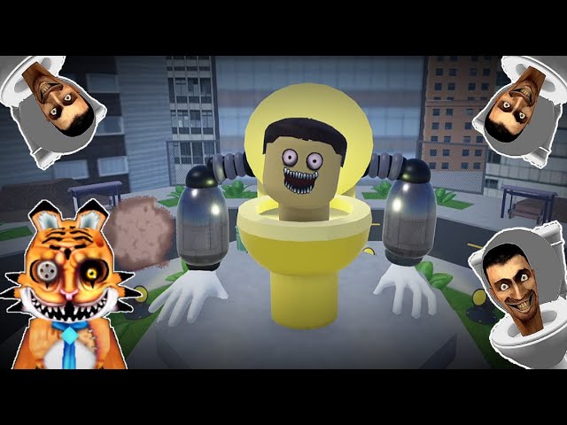 Mr. Stripes Escapes Skibi Toilet Story Roblox - All Endings - Mr. Hopp's Playhouse Gameplays