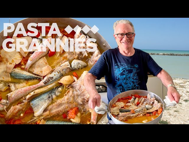 Discover fish stew called brodetto from Marche! | Pasta Grannies