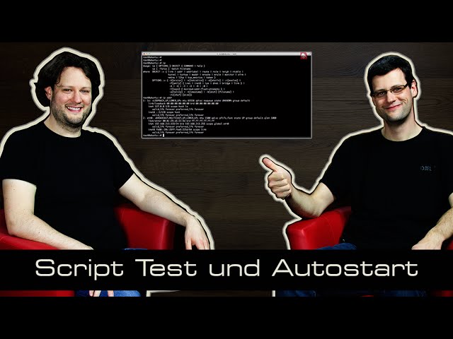 IPTables - 14 Script Test und Autostart [deutsch]