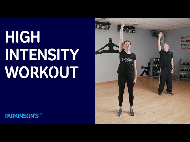 High intensity workout with Reach Your Peak | Parkinson's UK |