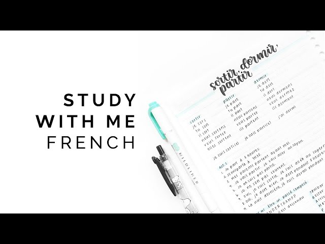how i study for french 🥐 study with me