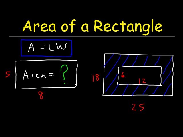 How To Find The Area of a Rectangle | Math