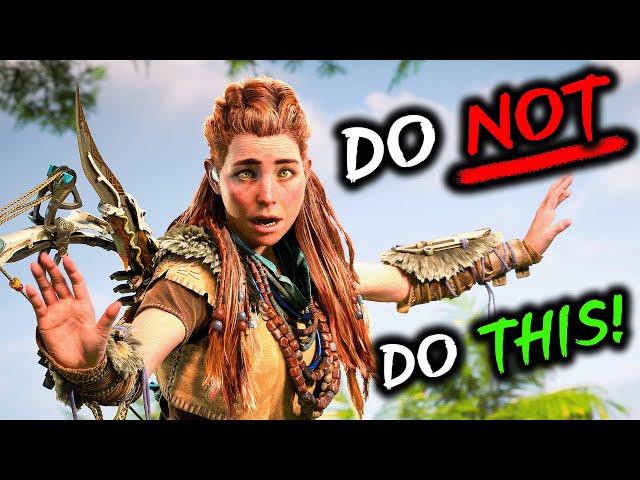 99% Of Players Make These MISTAKES in Horizon Forbidden West!