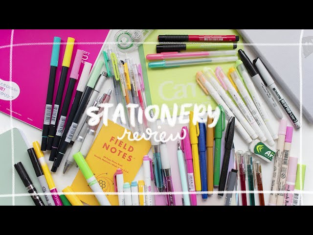reviewing my entire stationery collection ⭐ the best & worst school supplies