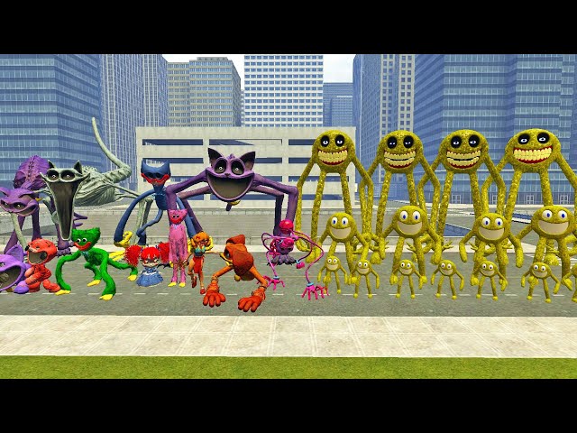 Big City Roblox Innyume Smiley's Stylized Zoonomaly Monsters Poppy Playtime 3 Spartan Kicking - GMOD