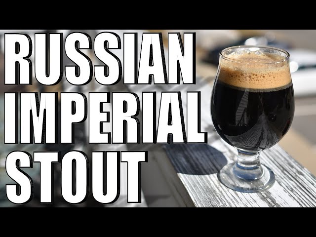Brewing a RUSSIAN IMPERIAL STOUT in a BLIZZARD 🤘| DOUBLE MASHING | Brew BIG BEERS on Small Systems