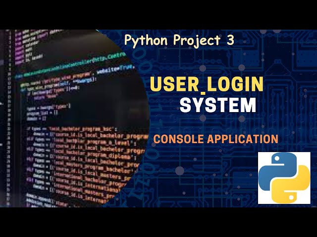User_Login System || Python Project for Beginners #3
