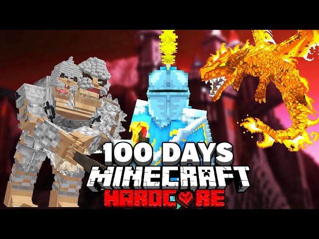 I Survived 100 Days in ANCIENT ENGLAND in Hardcore Minecraft