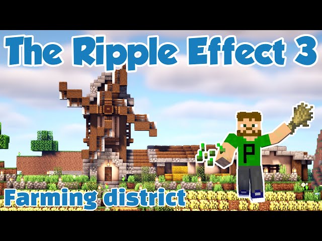 Landscaping a farming district - Ripple Effect SMP [Minecraft 1.16 SMP Let's Play]