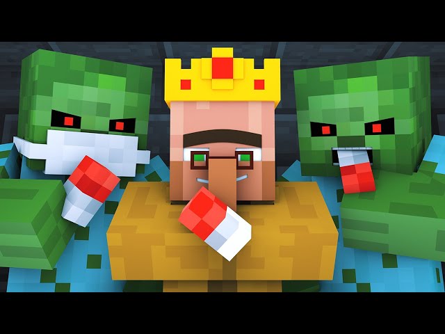 Zombie vs Villager Life 5 - Alien Being Minecraft Animation