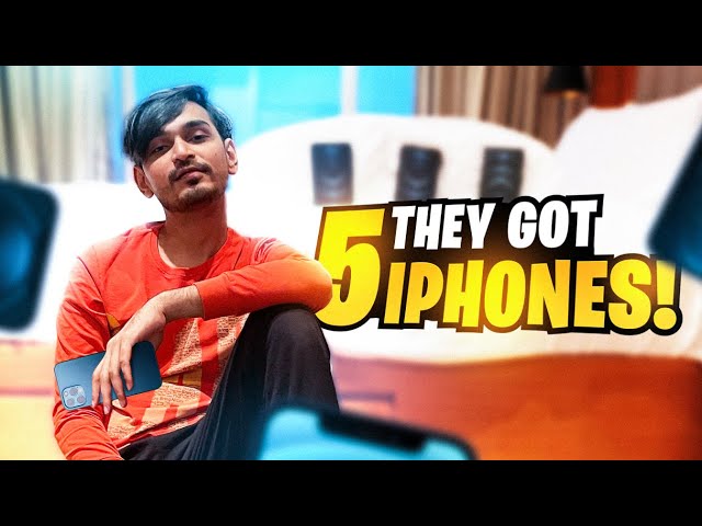 Vlog with BGMI Lineup | Gifted them iPhone 12 Pro Max