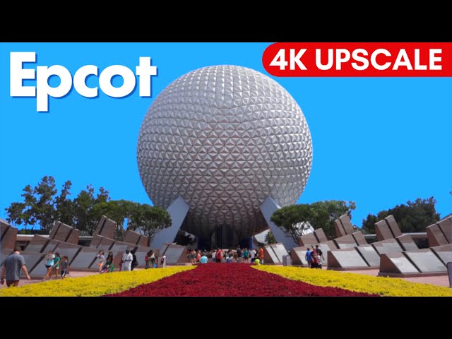 EPCOT 4K Walkthrough Tour | Remastered and Upscaled 2013 Walking Tour | Walt Disney World Theme Park