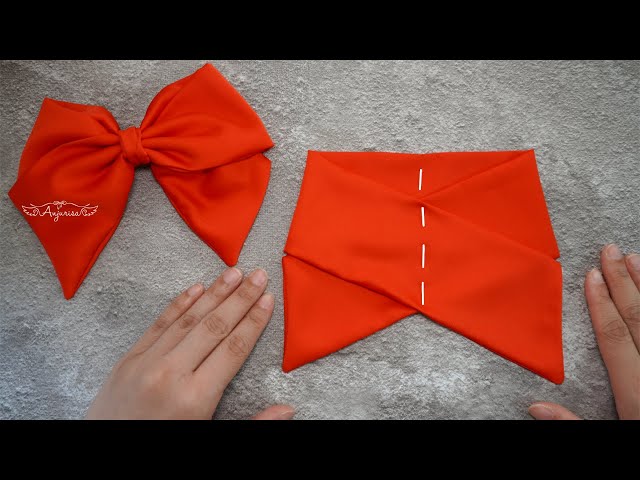 A Perfect Guide to Make SAILOR BOW 😘 DIY Sailor Hair Bow Pattern for Beginners