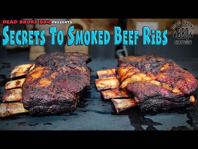 Smoked Beef Ribs | Wow Are These Fantastic