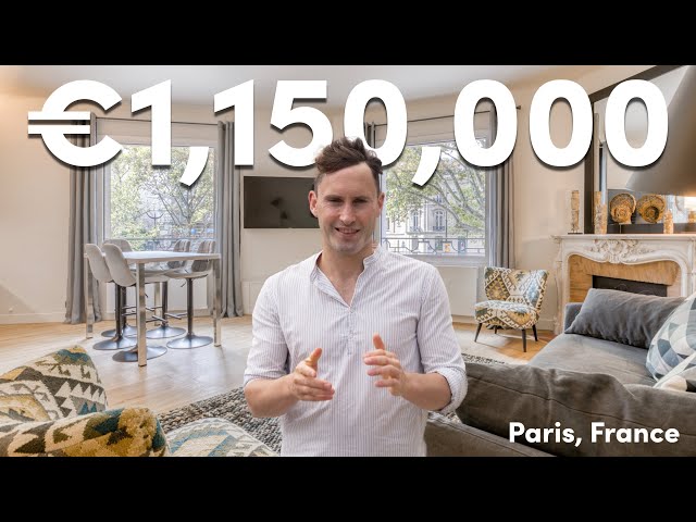 Touring a €1150000 LUXURY PARIS APARTMENT | PARIS LUXURY APARTMENT TOUR | vlog #004