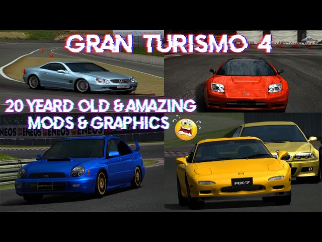 20 Years Old & Better Looking Than Some Modern Games - Gran Turismo 4 + Mods & Edits | PS2 4K