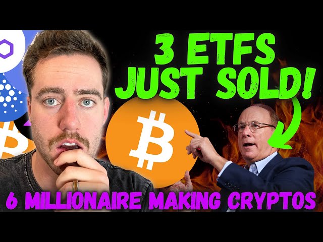 3 BITCOIN ETFs JUST SOLD! PLAN B GIVES THOUGHTS ON BITCOIN HALVING AND PRICE TARGETS!
