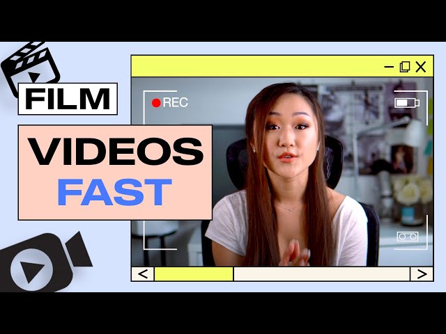 How to Film Youtube Videos 🎥 (Tips to be FAST and EFFICIENT!)