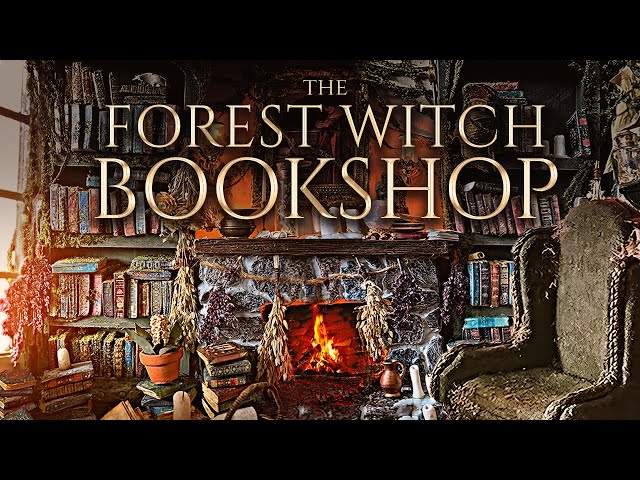 The Forest Witch Bookshop 📚🔮 Ambience & Soft Music | Collaboration with @noelleburdminiatures3027