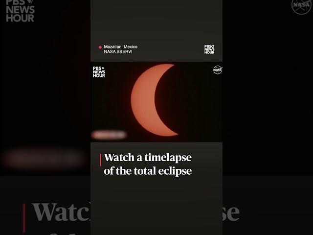Watch a timelapse of the total eclipse