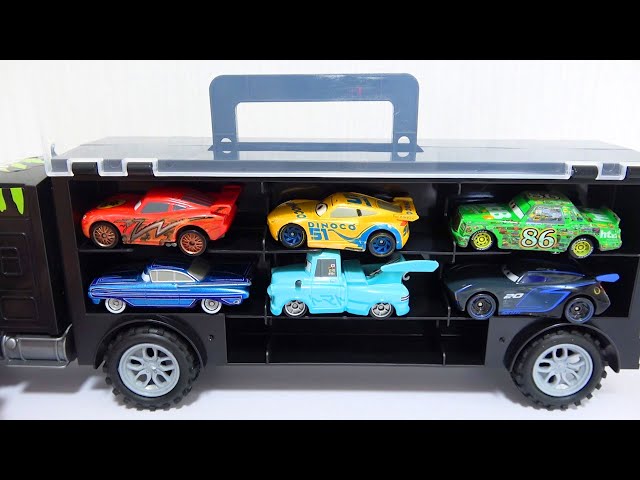 12 type Disney Cars Tomica. mcqueen & black truck