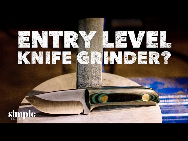 Making a knife with a 1 X 30 belt sander?
