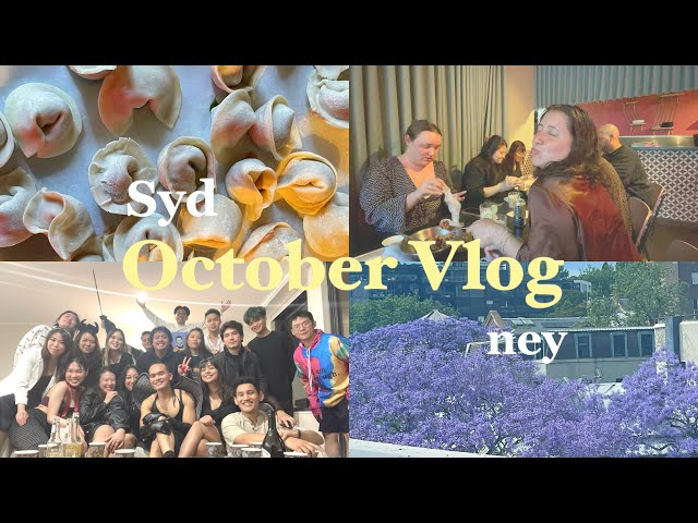 sydney vlog: 萬聖節恥度大開🎃烤布朗尼🍫學調酒🍸包水餃🥟老王樂隊🪗做了很多的10月🌸