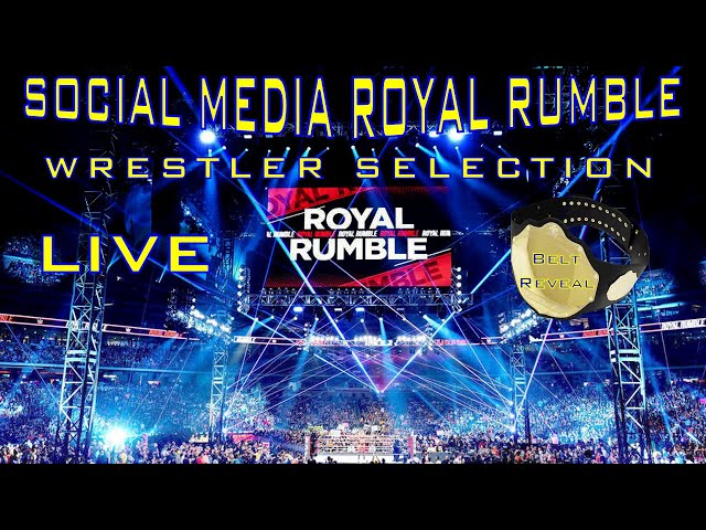 Social Media Royal Rumble, wrestler selection