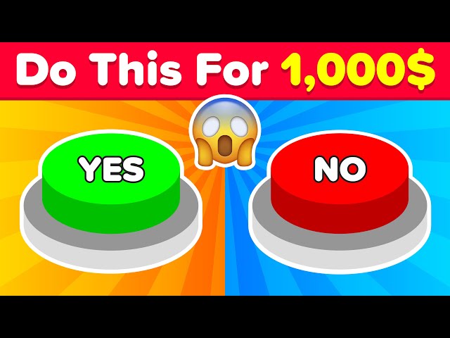 Choose One Button! 😱 YES or NO Challenge
