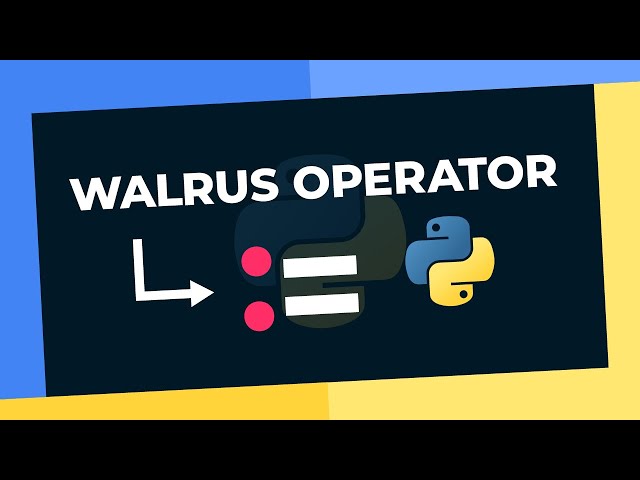 Is THIS Python's MOST Underrated Operator? (Walrus Operator)