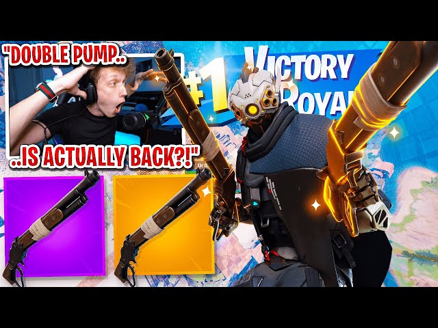 I got 100 FANS to scrim using DOUBLE PUMP in Fortnite... (it's actually back)