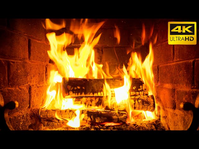 🔥 Old Fireplace Magic: Sleep and Meditate in Comfort 🔥 Crackling Fireplace Sounds 10 Hours Ultra HD