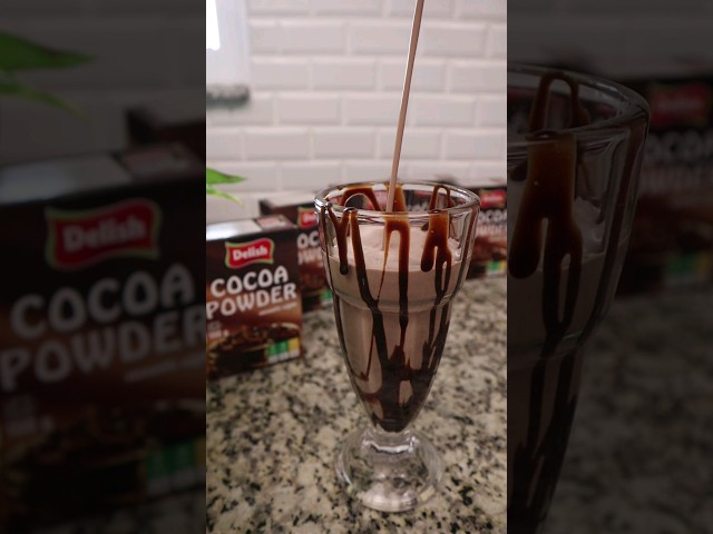විනාඩි 2න් චොක්ලට් මිල්ක් ෂේක් හදමු chocolate milkshake