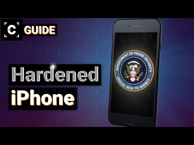 Recreating Government Security Standards at Home (Hardened iPhone)