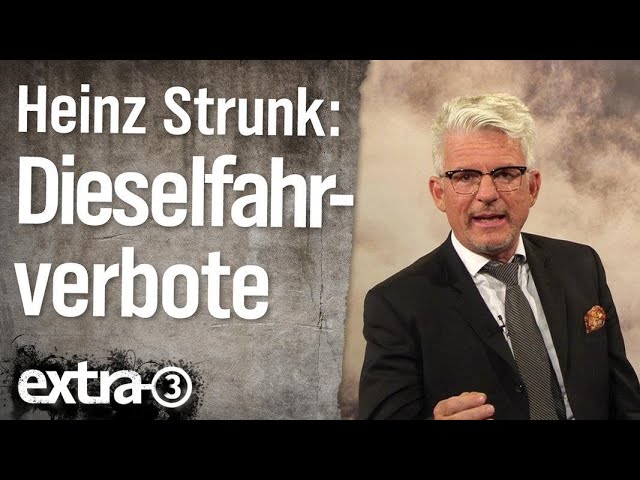 Dieselfahrverbot-Experte Heinz Strunk | extra 3 | NDR