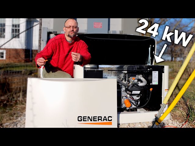 Emergency Standby Generator Install, DIY Start to Finish.  Generac 24kW Backup Generator.