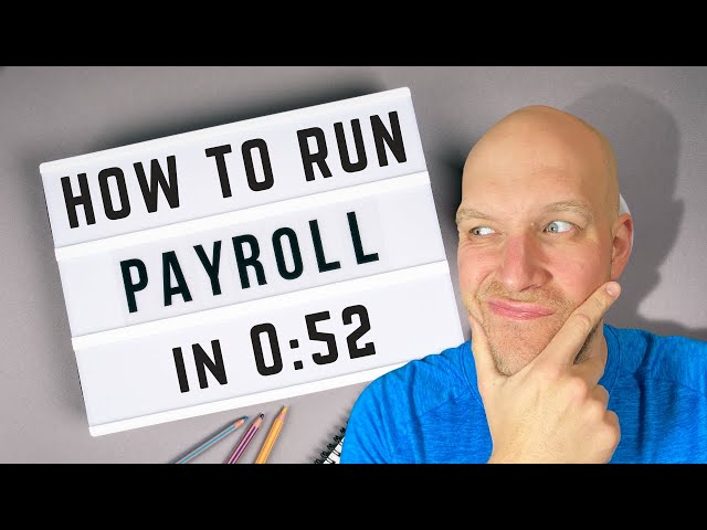 How to Run Payroll (in under 60 seconds) #shorts
