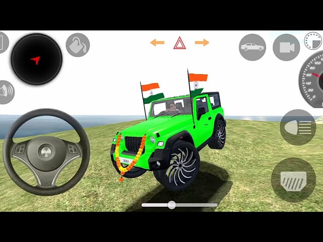 Dollar Song Modified Mahindra Green Thar || Indian car simulator 3d || Android Gameplay