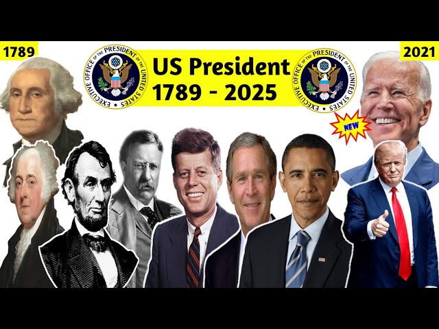 List of presidents of United States 1789 - 2025 | Joe Biden 2021 US Presidential election Winner!