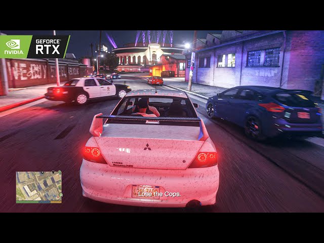 GTA V: 'The Long Stretch' Mission on RTX™ 3090 Maxed-Out - Ultra Realistic Ray-Tracing Graphics