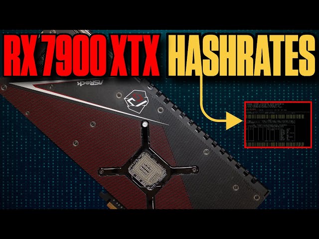 RX 7900 XTX Hashrates and Overclocking