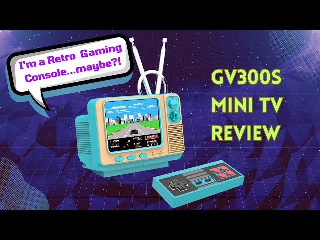 Retro Gaming Mini Tv GV300s