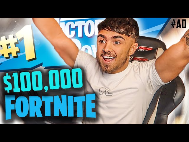 Trying the FORTNITE PlayStation $100,000 CHALLENGE