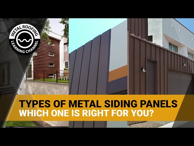 8 Types of Metal Siding And Metal Wall Panels: Which Is Right For Your House?