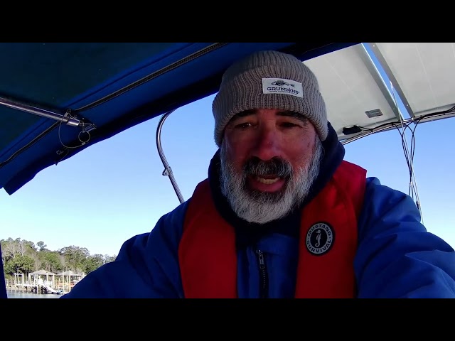 Dodging Storms On The ICW In The Middle Of Winter. Solo Sailing The Intracoastal Waterway