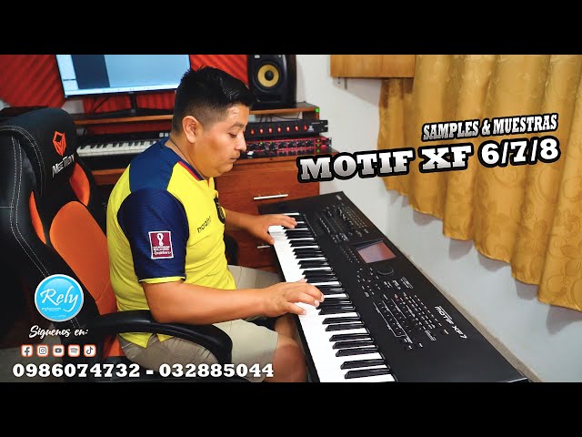 Muestras y Samples Yamaha Motif XF 6/7/8 Rely Producciones ✔2024
