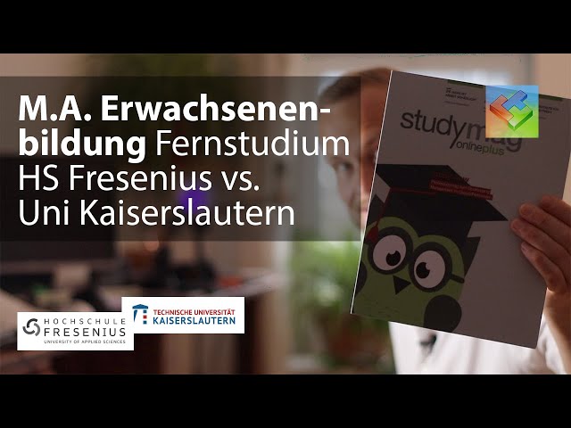 Master Erwachsenenbildung im Fernstudium: Hochschule Fresenius vs. Uni Kaiserslautern (ZFUW/DISC)