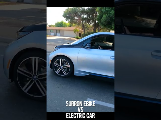Electric BIKE VS Electric CAR #shorts