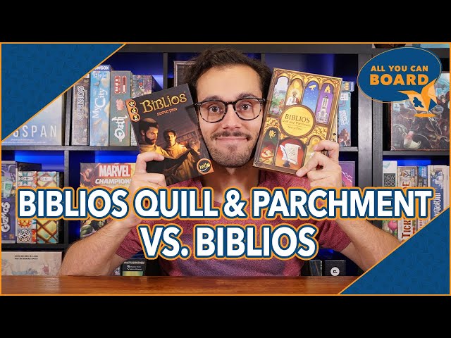 Biblios: Quill & Parchment VS Biblios | Comparison Review | One of my biggest SURPRISES of 2021!