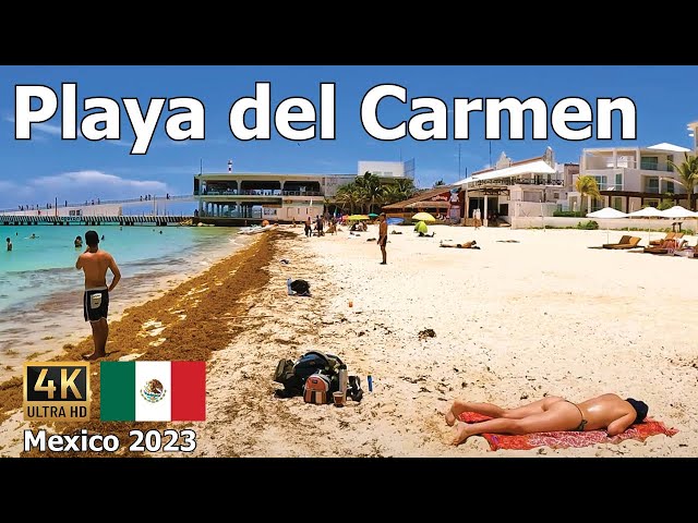 Playa Del Carmen 4K - Beach and 5th Avenue Walk